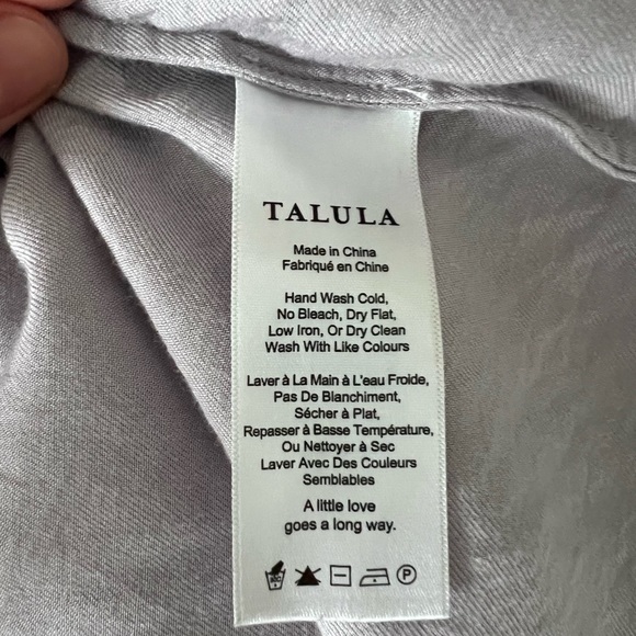 Aritzia Talula Aiken purple-grey Open Front Kimono Size XXS/XS - Picture 5 of 10